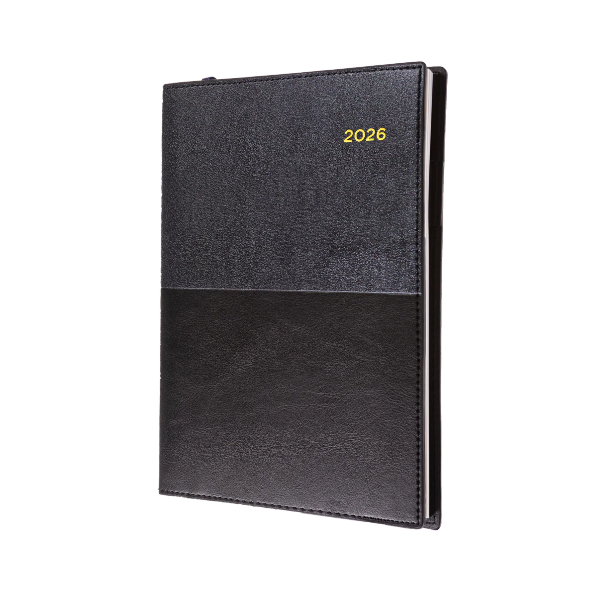 Collins Vanessa Calendar Year 2026 Diary/Planner, 2 Days to a Page, A4 PU Soft Cover