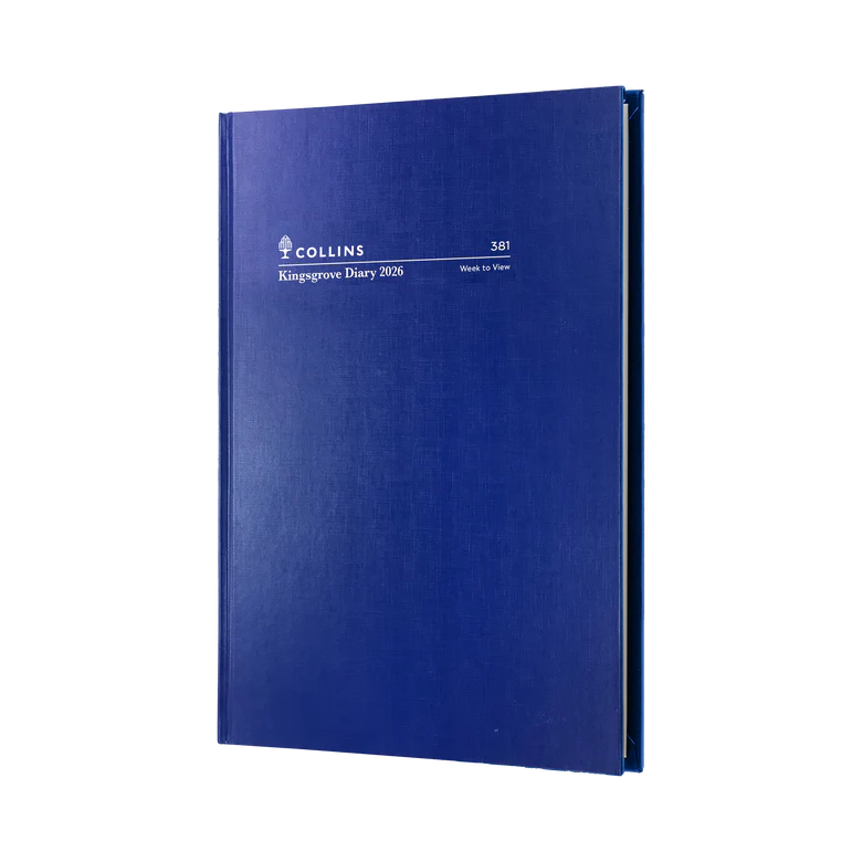 NEW Collins Kingsgrove Calendar Year 2026 Diary/Planner, Week to View, A5 Hard Cover - 381.P59-26