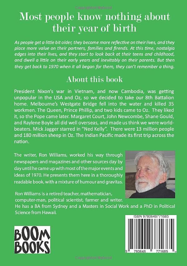 Born in 1970? What Else Happened? The Australian Social History Book