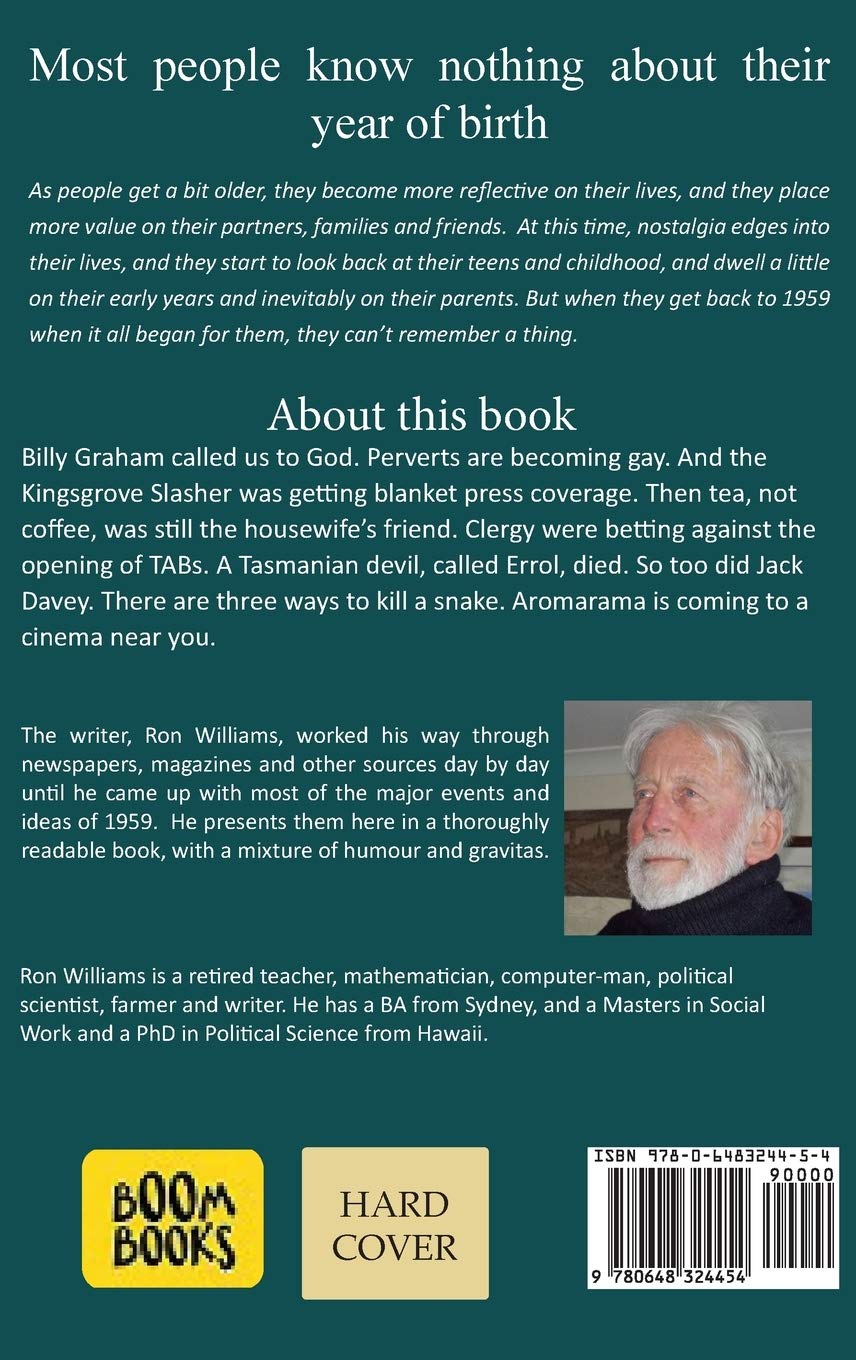 Born in 1959? What Else Happened? The Australian Social History Book