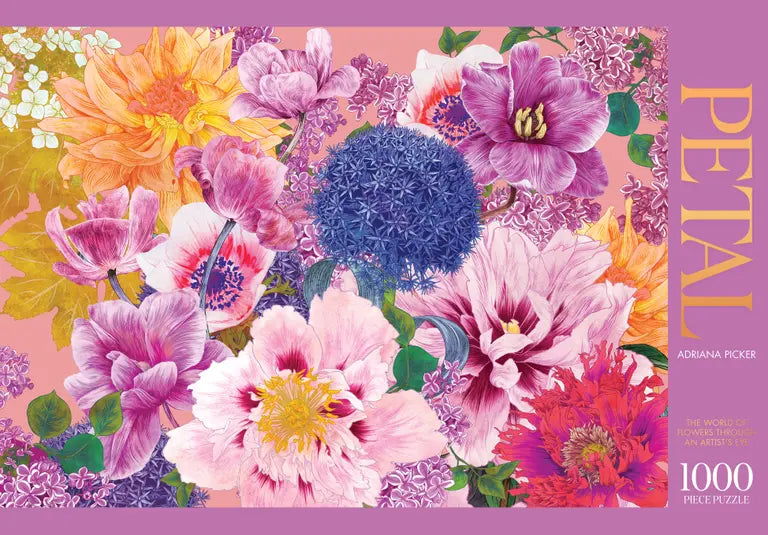 Petal The world of Flowers Through an Artist's Eye 1000 Piece Puzzle