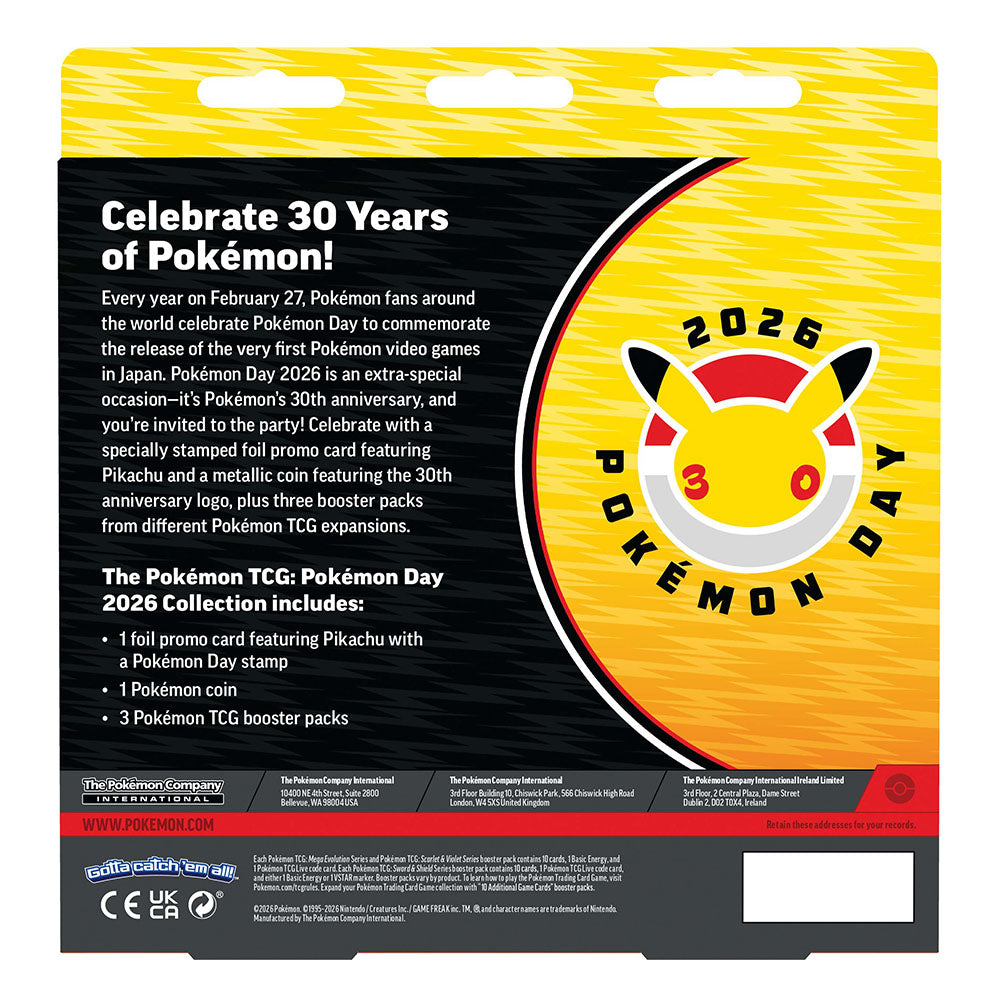 Pre-Order Pokémon TCG: Pokémon Day 2026 Collection