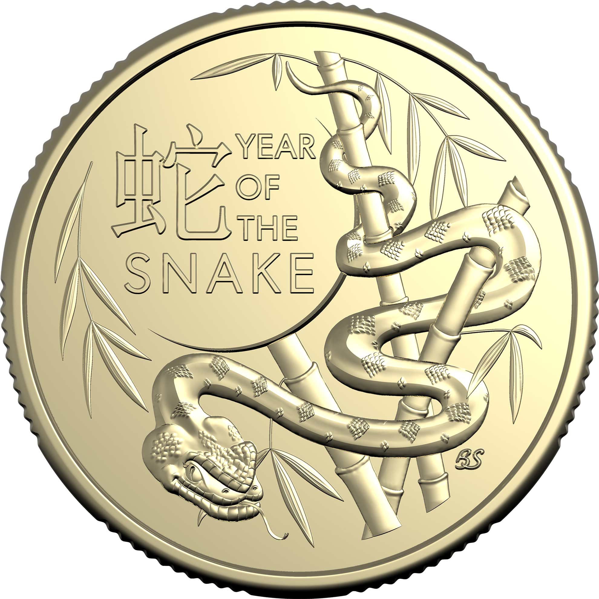 Royal Australian Mint - Lunar Year of the Snake - 2025 $1 Uncirculated Two-Coin Set