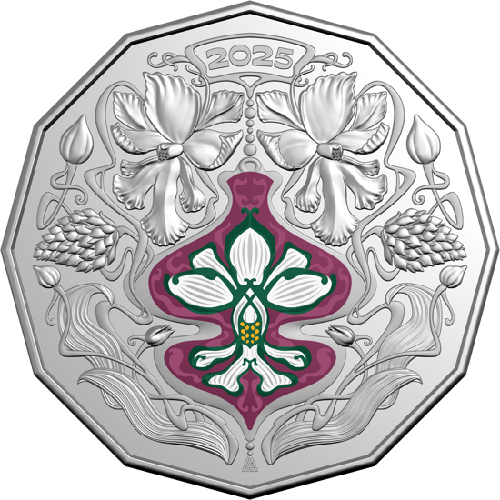 Christmas Festive Florals - 50c Uncirculated Coin - Royal Australian Mint