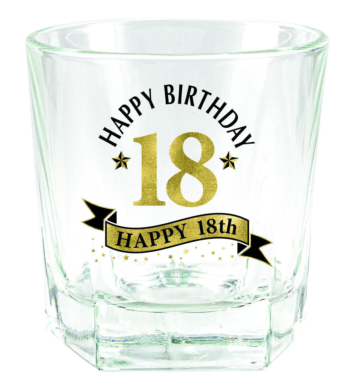 Landmark Wood Box 18th Birthday Gift Set (Whisky Glass)