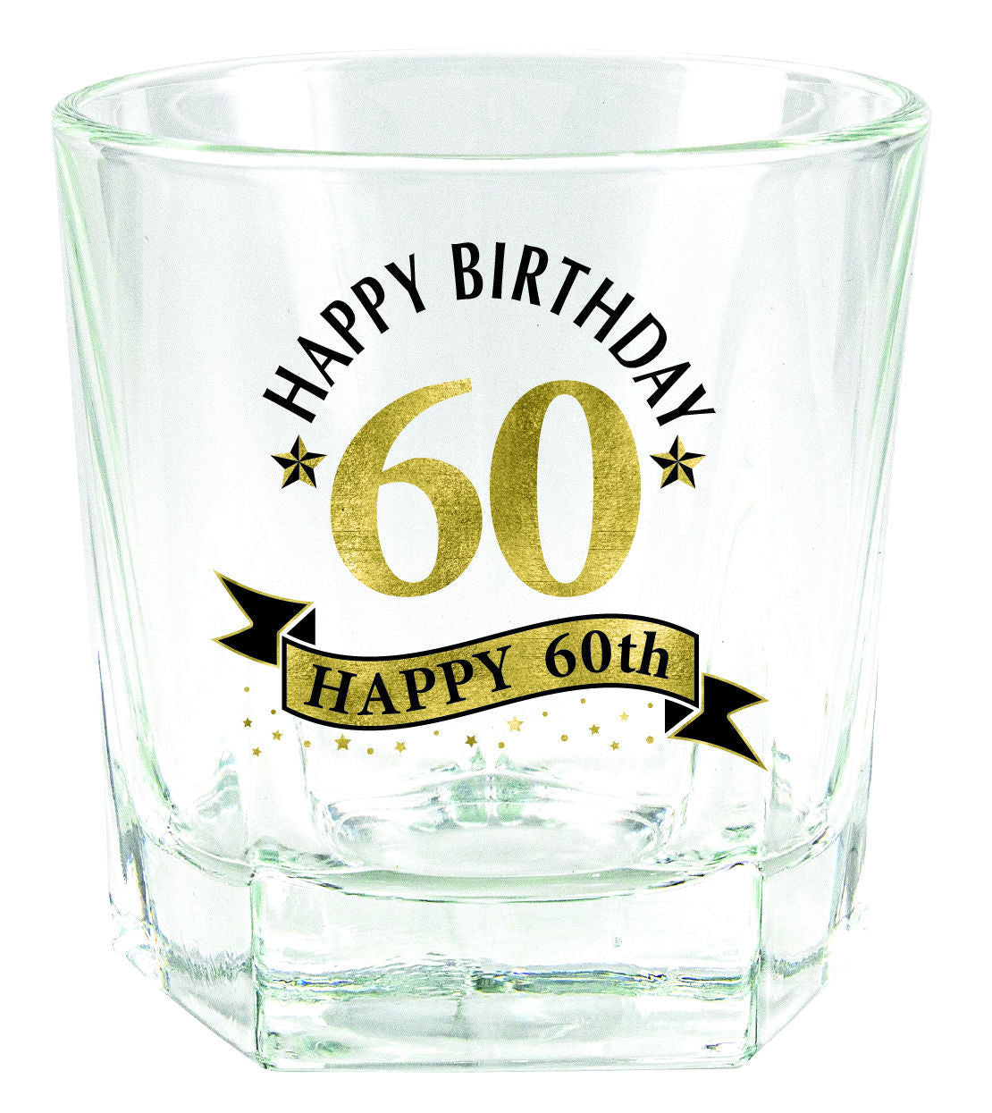 Landmark Wood Box 60th Birthday Gift Set (Whisky Glass)