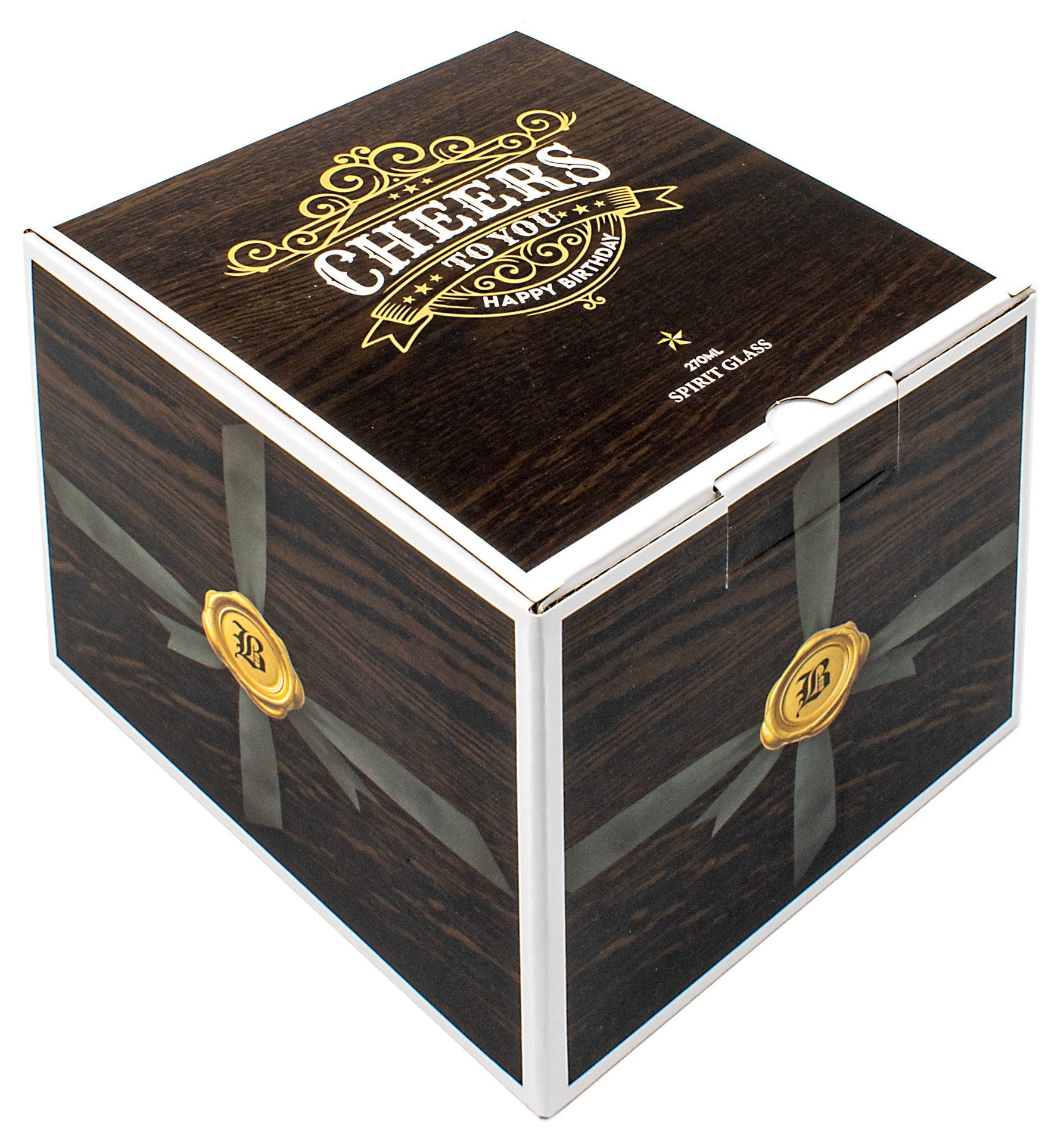 Landmark Wood Box 21st Birthday Gift Set (Whisky Glass)