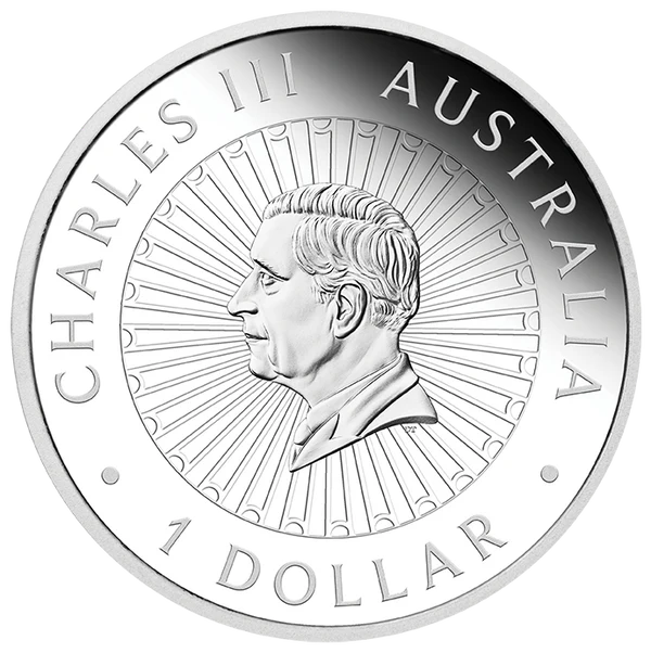 Great Southern Land 2025 1oz Silver Proof Snakeskin Jasper Coin