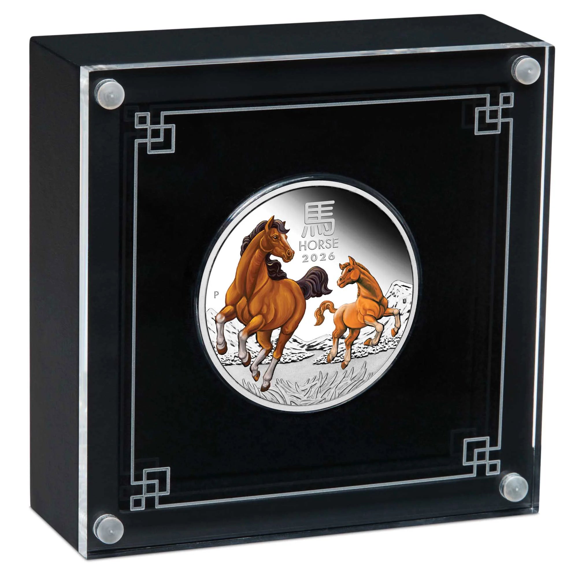 Australian Lunar Series III 2026 Year of the Horse 1oz Silver Proof Coloured Coin