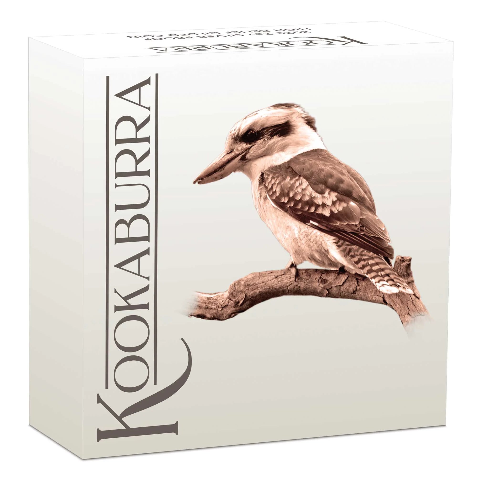Australian Kookaburra 35th Anniversary 2025 2oz Silver Proof High Relief Gilded Coin