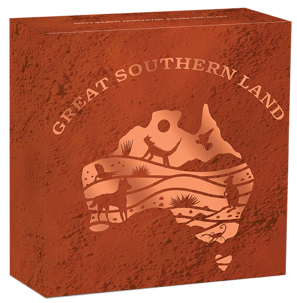 Great Southern Land 2025 1oz Silver Proof Snakeskin Jasper Coin