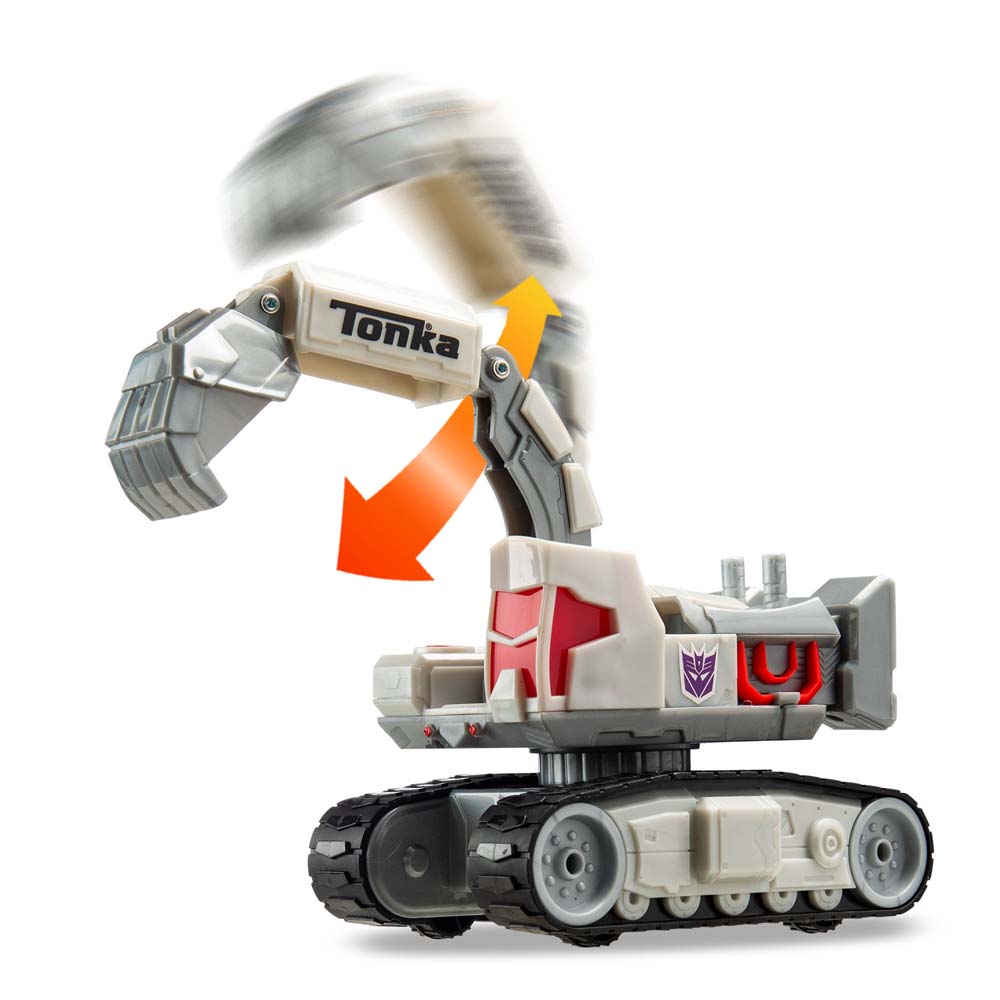 Megatron Excavator with movable digging arm