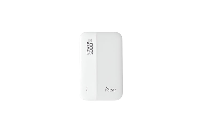 iGear Power Bank 5000mAh Dual USB White