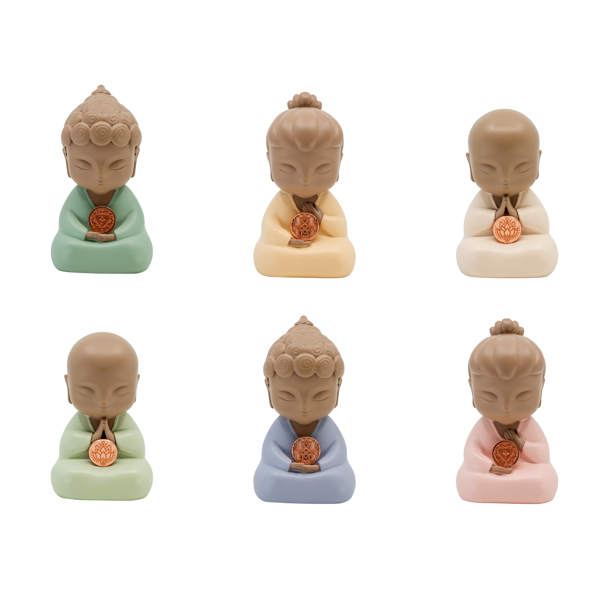 Little Messenger Buddha Figurines
