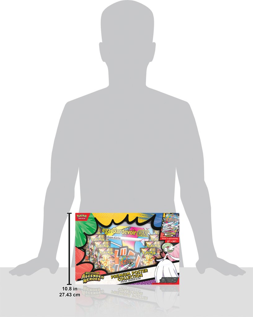Pre-Order Pokémon TCG: Mega Evolution—Ascended Heroes Premium Poster Collection—Mega Gardevoir