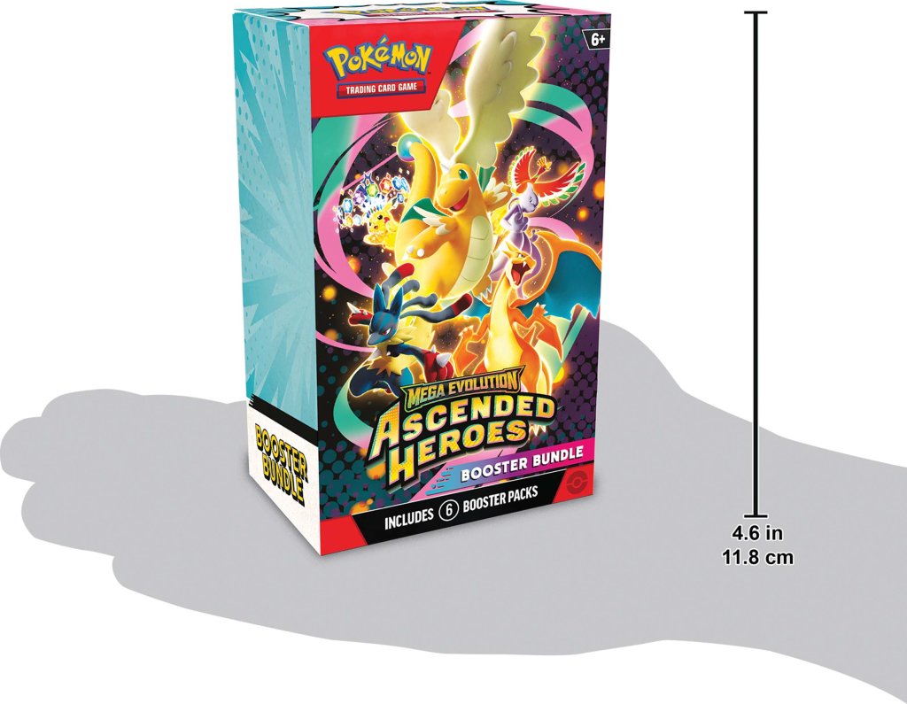 Pre-Order Pokémon TCG: Mega Evolution— Ascended Heroes Booster Bundle