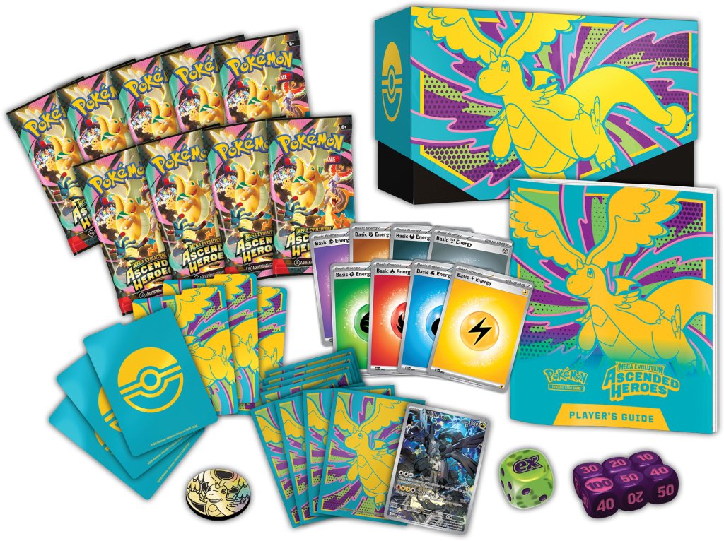 Pre-Order Pokémon TCG: Mega Evolution— Ascended Heroes Elite Trainer Box