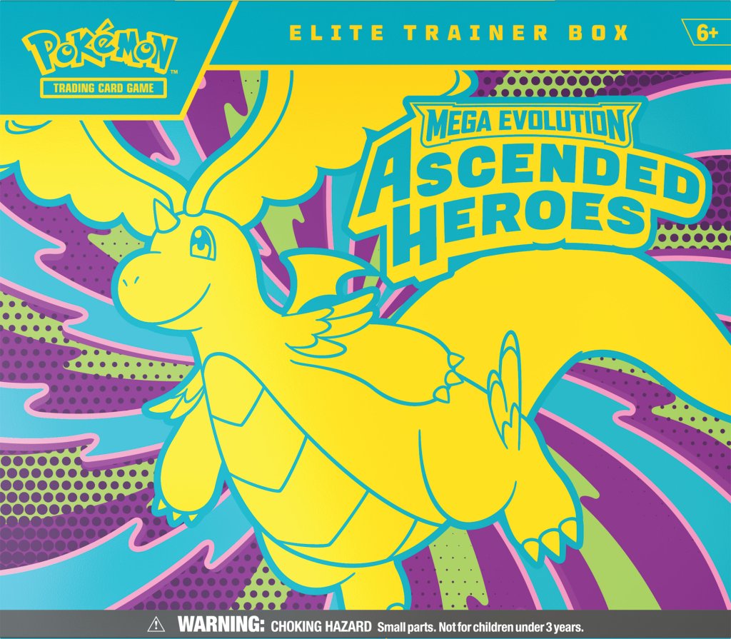 Pre-Order Pokémon TCG: Mega Evolution— Ascended Heroes Elite Trainer Box