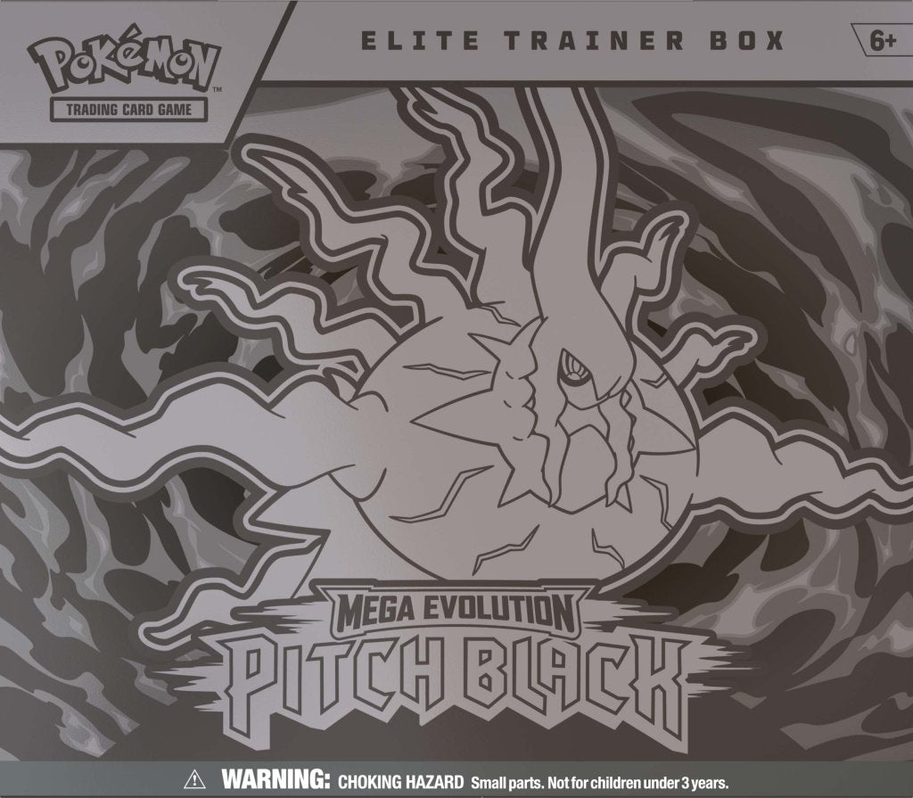 Pre-Order Pokemon TCG Mega Evolutions 5 Pitch Black Elite Trainer Box