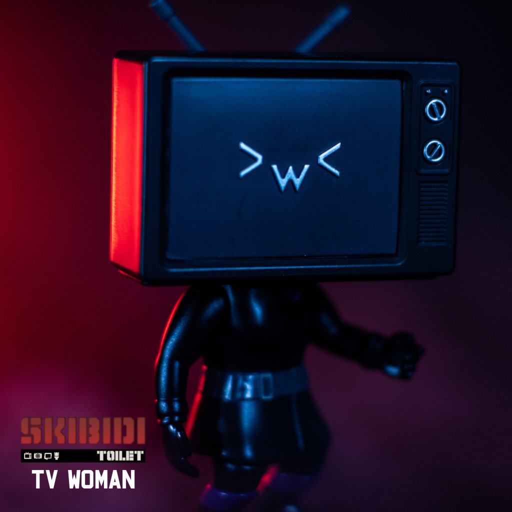 Skibidi Toilet Series 1 TV Woman collector figure
