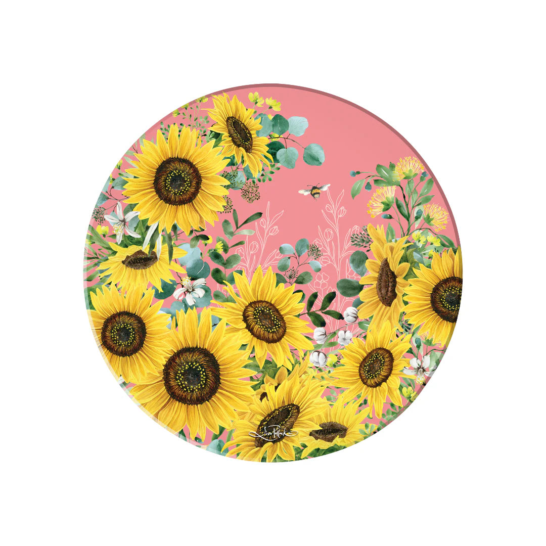 Lisa Pollock Melamine Plate Set – Bee Sunny