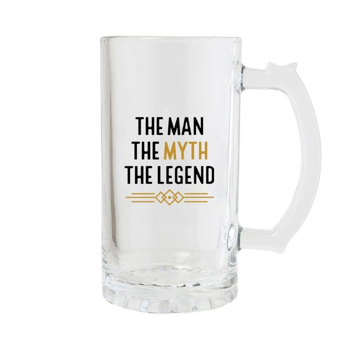 Splosh Sip Celebration The Man The Myth The Legend Beer Glass
