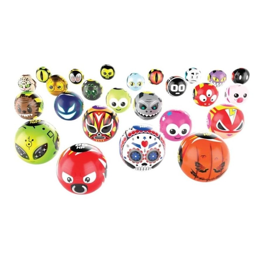Freak Marbles full character lineup showing 24+ collectible character designs