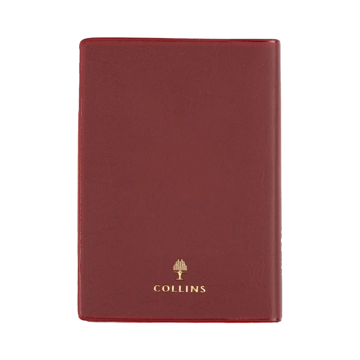 Back view of the Burgundy Collins Belmont 2027 A7 diary