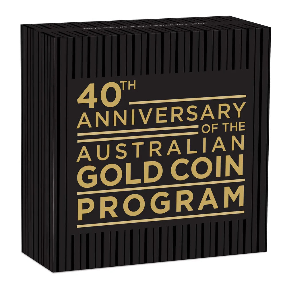 40th Anniversary of the Australian Nugget Gold Coin Program 2026 1oz Silver Proof Gilded Coin