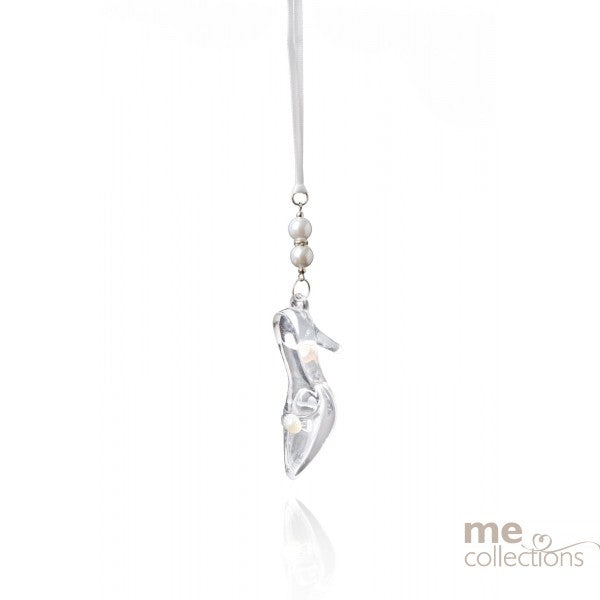 Delicate Clear Slipper - Wedding Keepsake
