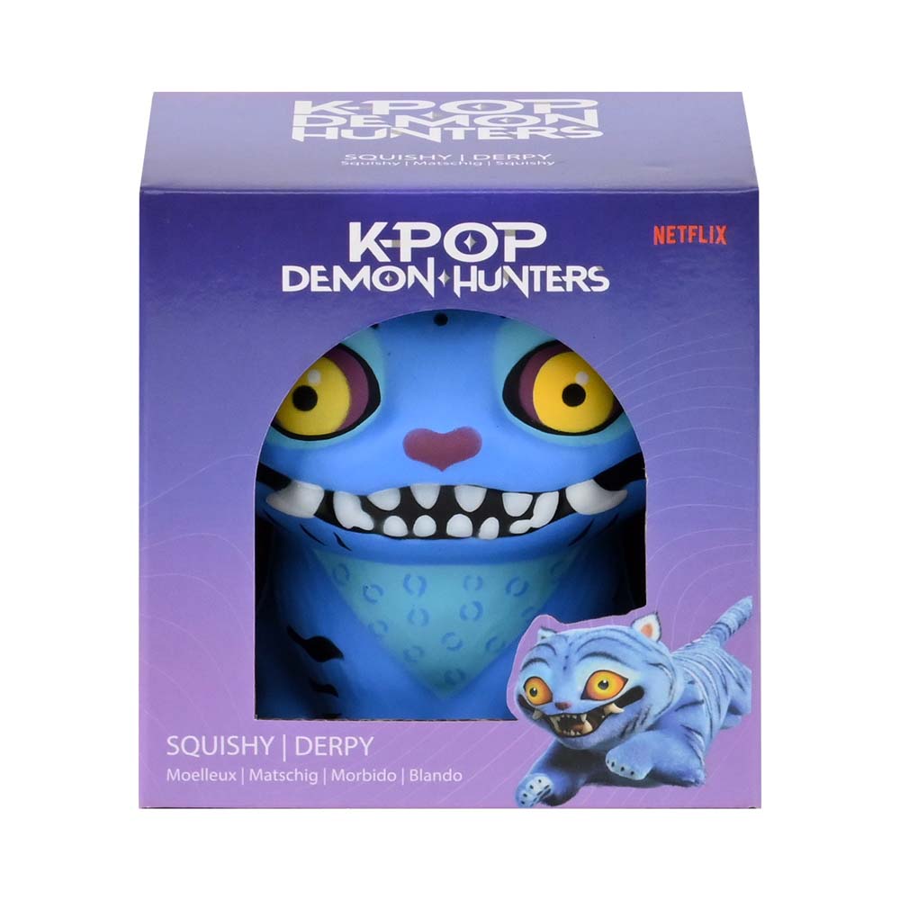 YuMe K-Pop Demon Hunters Squishy Derpy with K-Pop Demon Hunters packaging