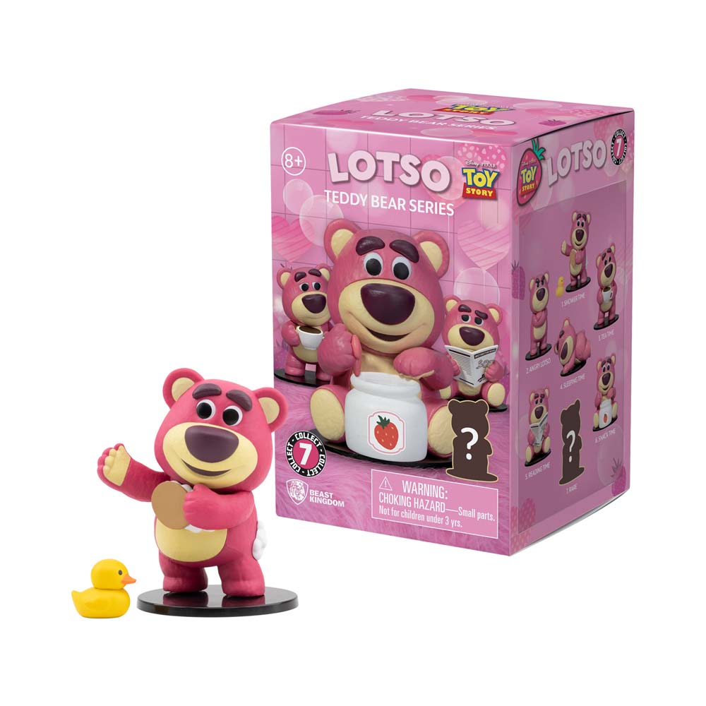 Sleeping Lotso figure with Teddy Bear Series packaging