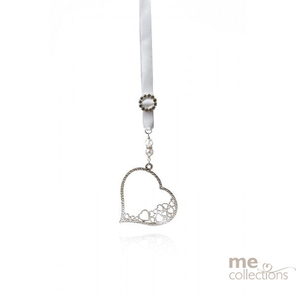 Floating Hearts – Silver Bridal Keepsake