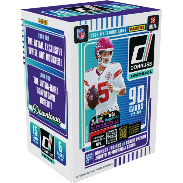 Panini Donruss 2025 NFL Football Trading Card- Blaster Box