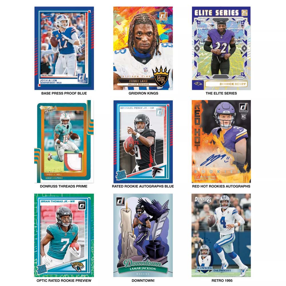 Panini Donruss 2025 NFL Football Trading Card- Single Booster Pack
