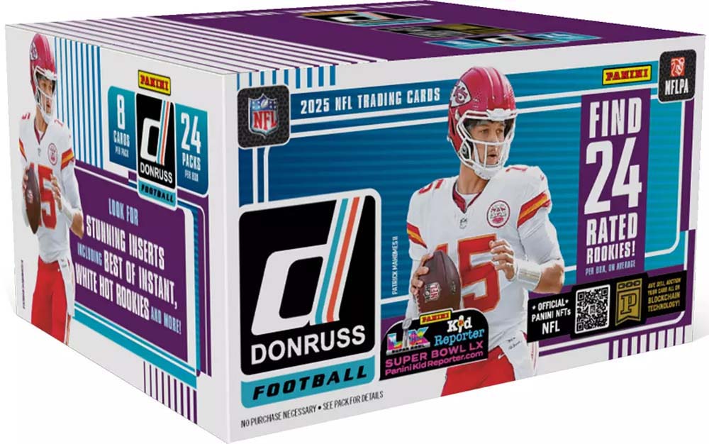 Panini Donruss 2025 NFL Football Trading Card- Single Booster Pack