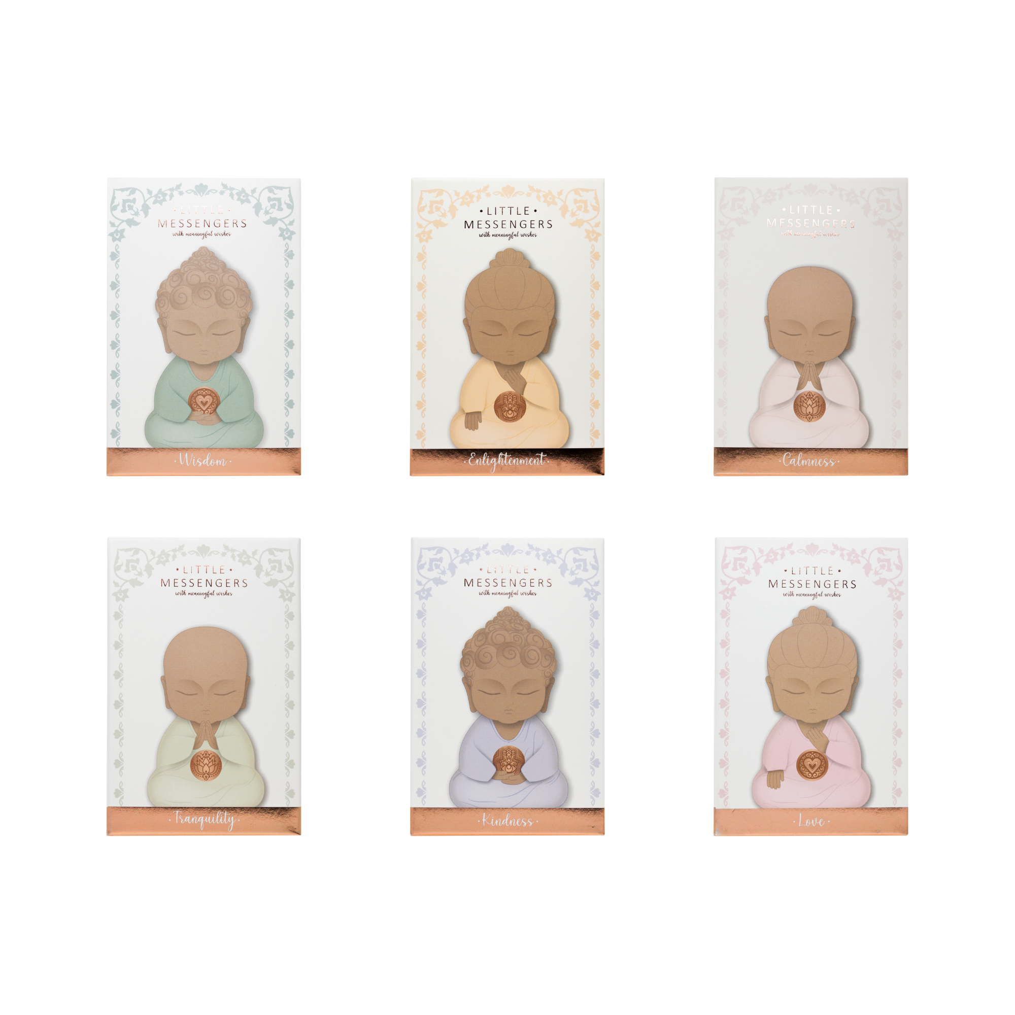Little Messenger Buddha Figurines