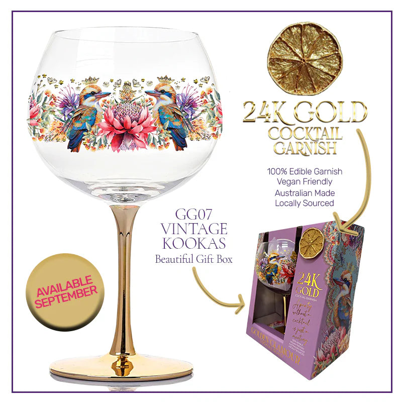 Lisa Pollock Golden Glamour Glass – Vintage Kookas