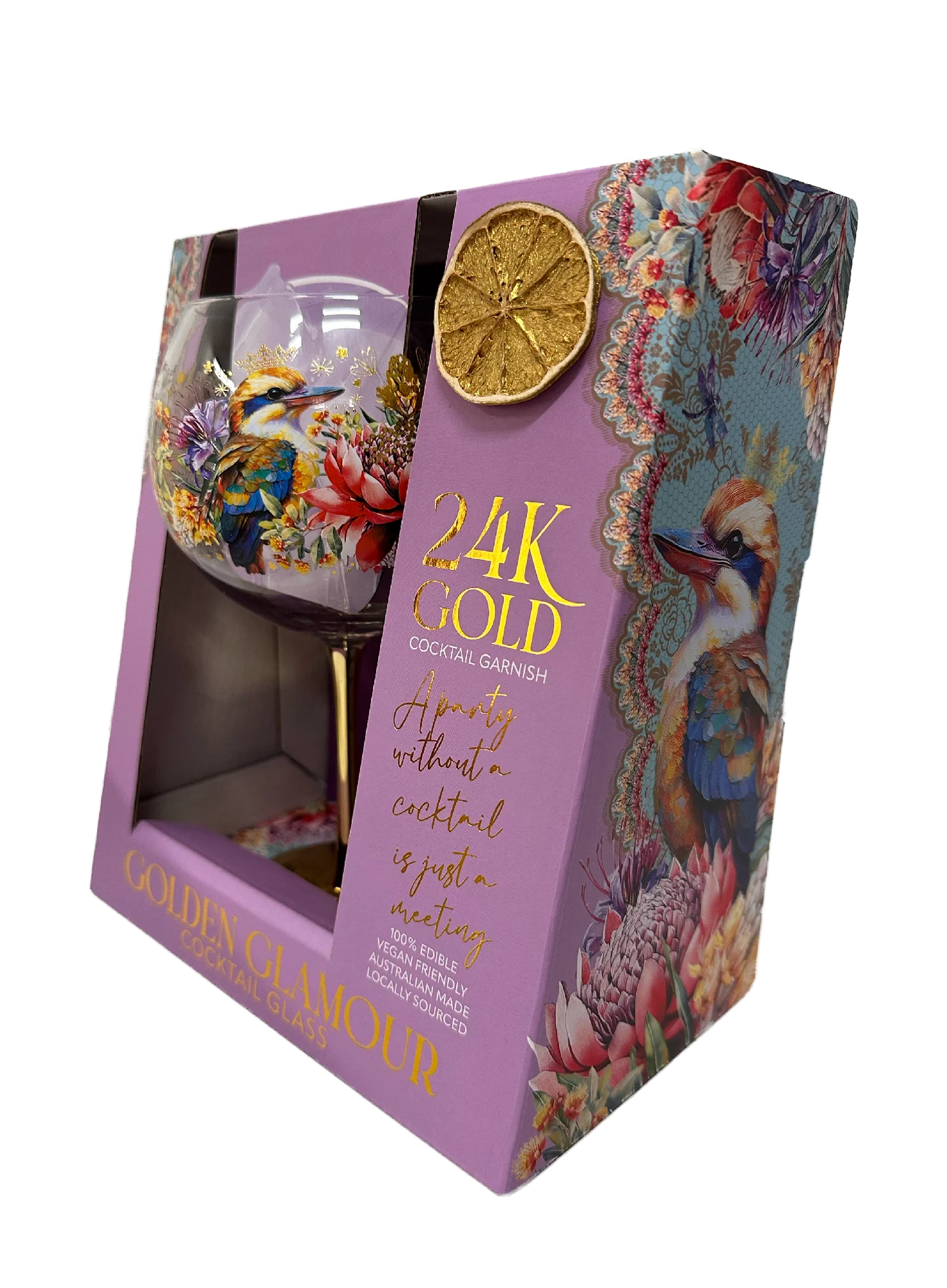 Lisa Pollock Golden Glamour Glass – Vintage Kookas