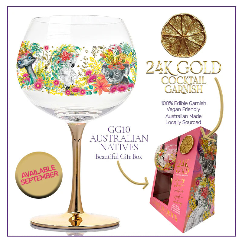 Lisa Pollock Golden Glamour Glass – Australian Natives