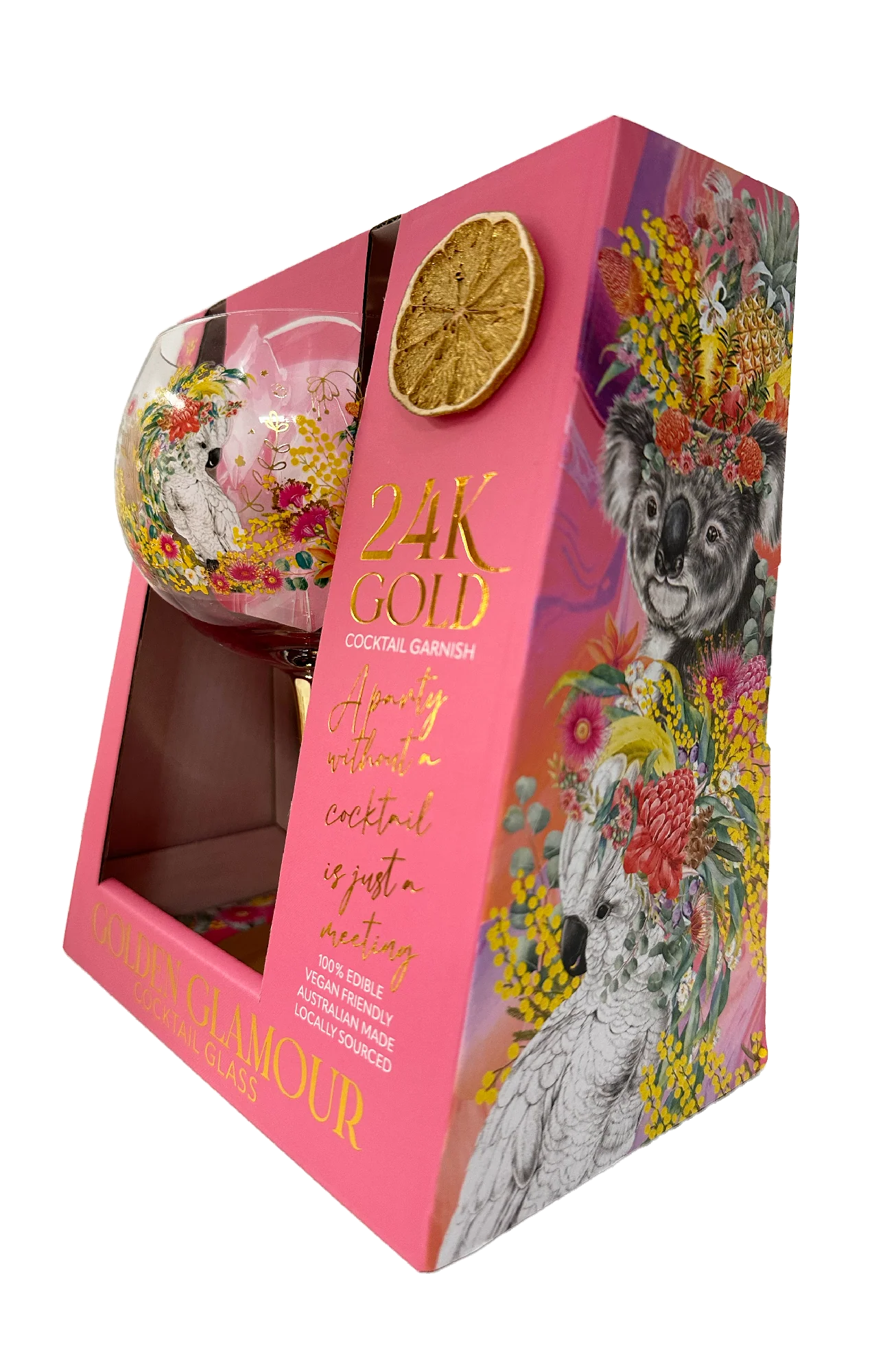 Lisa Pollock Golden Glamour Glass – Australian Natives