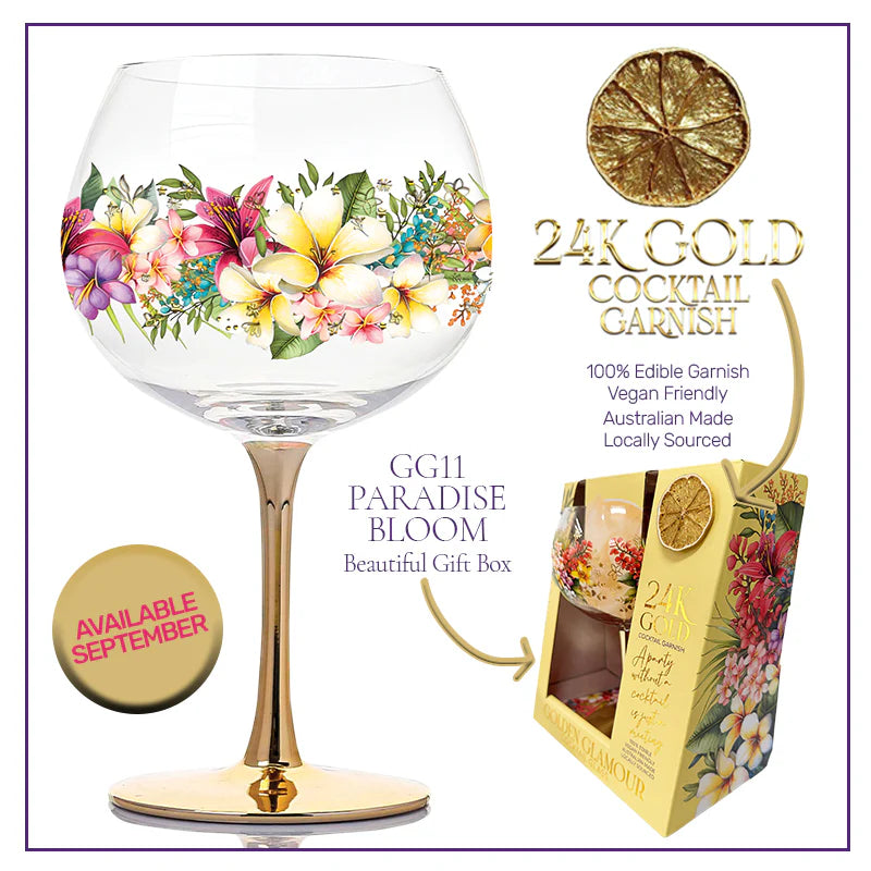 Lisa Pollock Golden Glamour Glass – Paradise Blooms