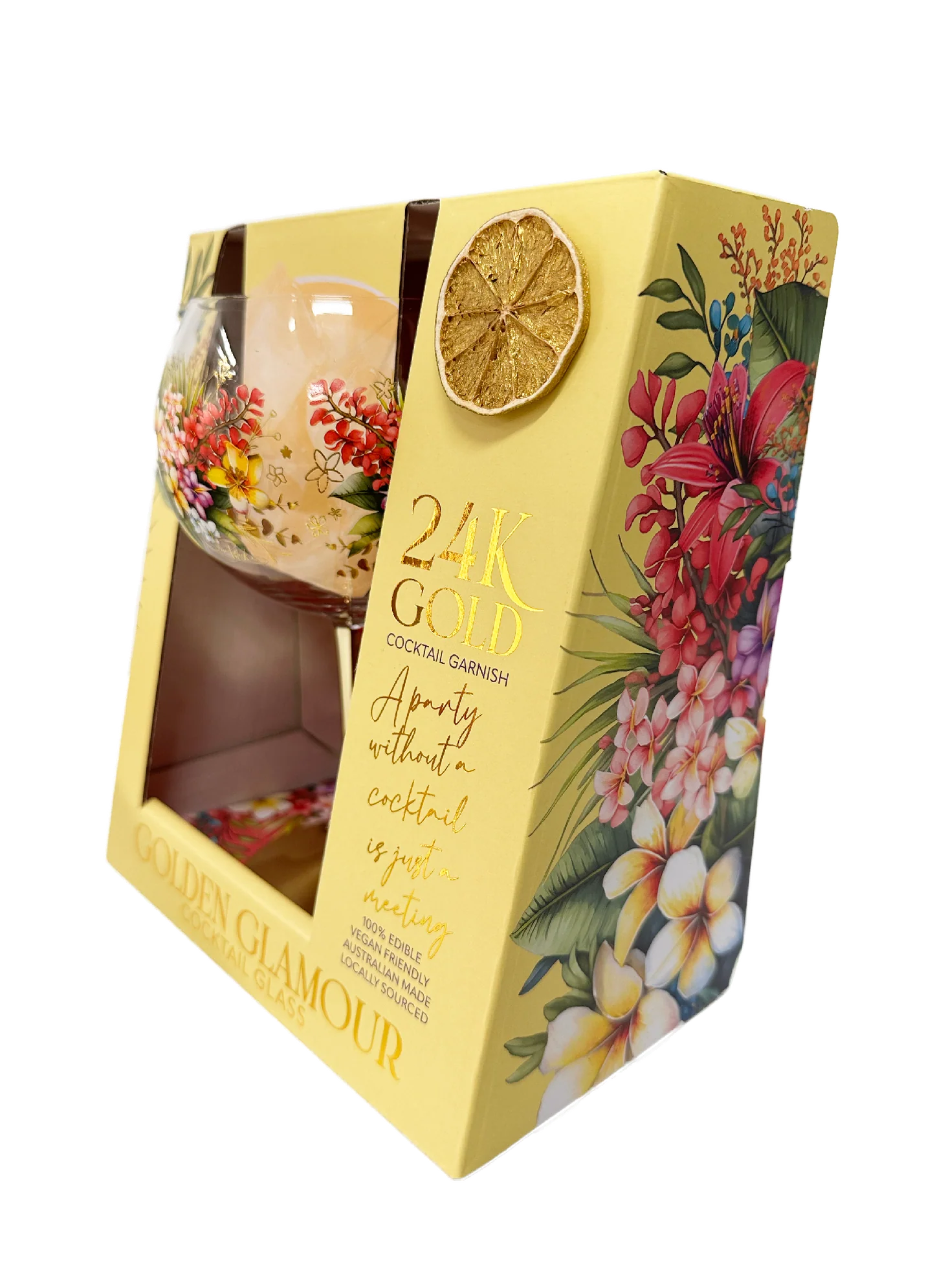 Lisa Pollock Golden Glamour Glass – Paradise Blooms