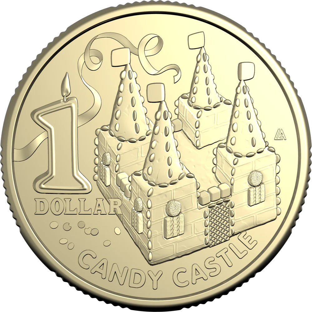 AWW Birthday Cake 2025 $1 Ten-Coin Collection *$2 Coloured Coin included