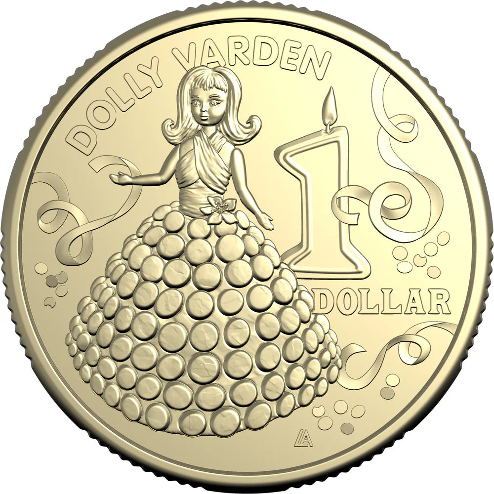 AWW Birthday Cake 2025 $1 Ten-Coin Collection *$2 Coloured Coin included