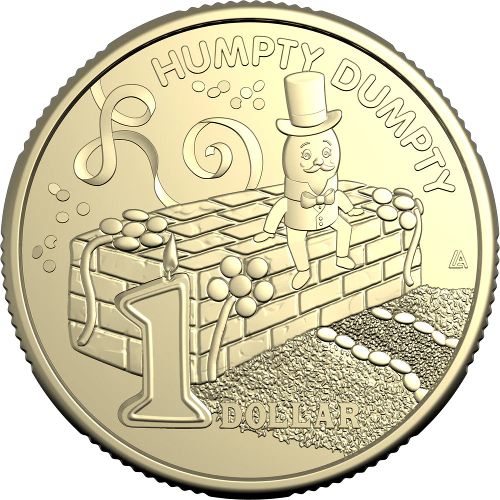AWW Birthday Cake 10 Coin in Cards & 10 $2 Coloured Coins Bundle