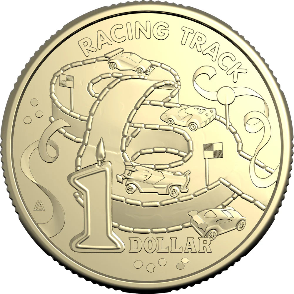 AWW Birthday Cake 2025 $1 Ten-Coin Collection *$2 Coloured Coin included