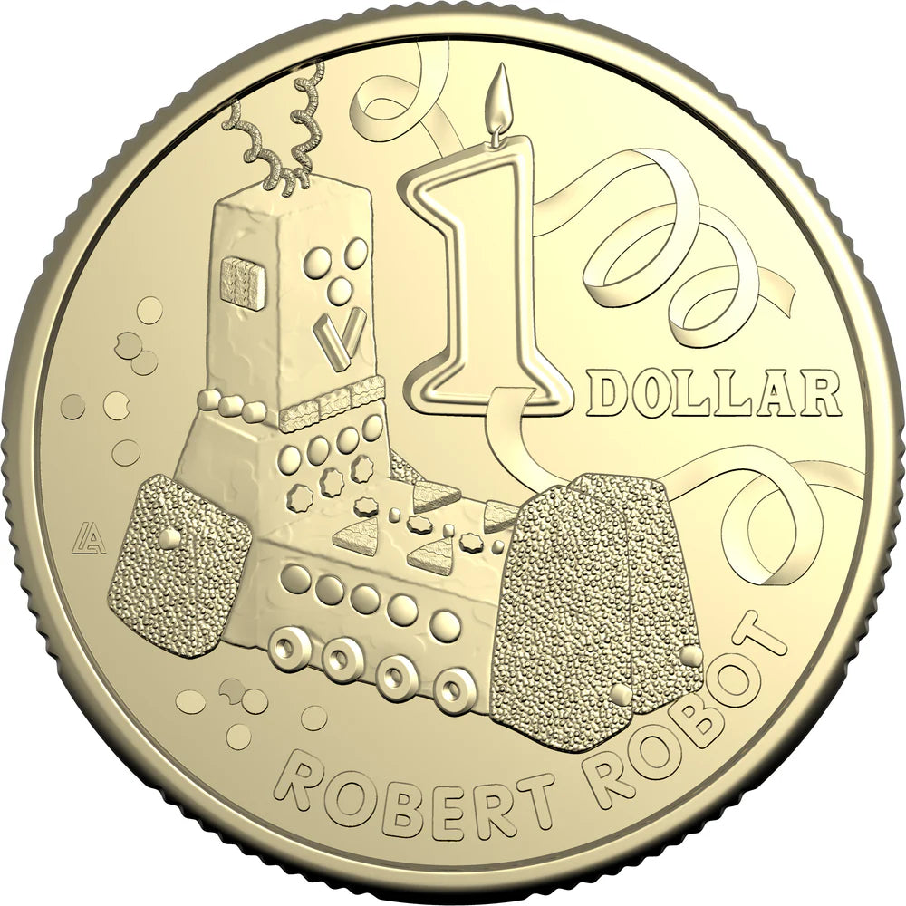 AWW Birthday Cake 2025 $1 Ten-Coin Collection *$2 Coloured Coin included