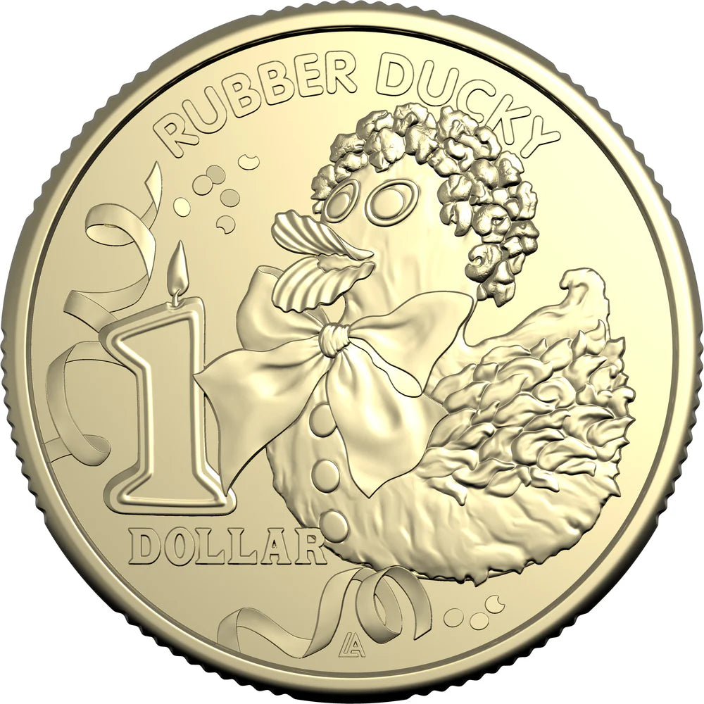 AWW Birthday Cake 2025 $1 Ten-Coin Collection *$2 Coloured Coin included