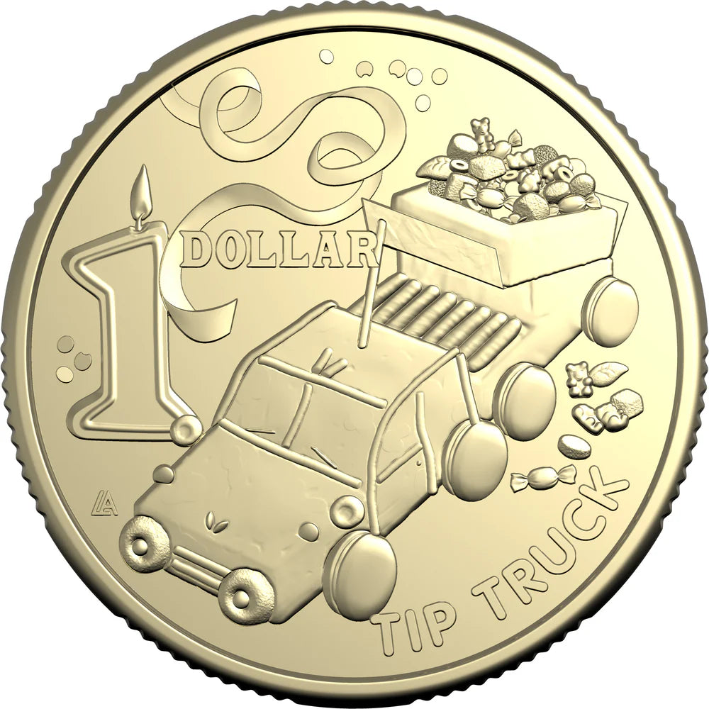 AWW Birthday Cake 10 Coin in Cards & 10 $2 Coloured Coins Bundle